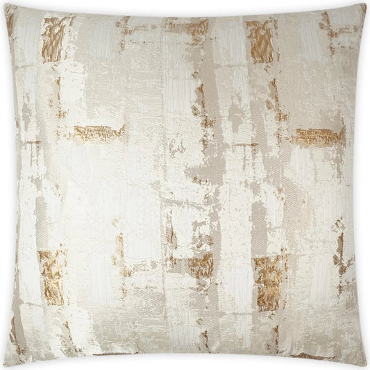 London Pillow by DV Kap Home in gold. Made from 100% polyester in a transitional style.