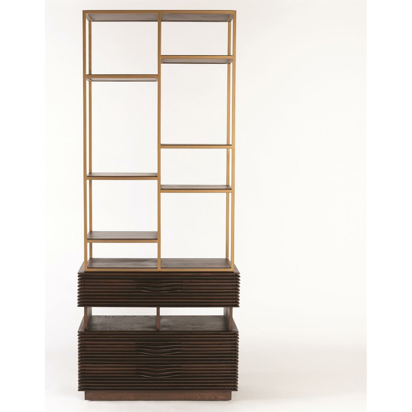 004 SR-892725 | Unknown | Oslo Etagere by Global Views. Made from iron in a modern style.