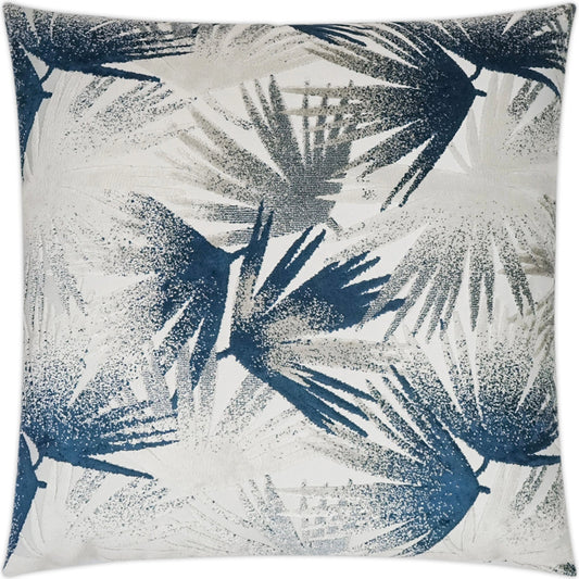 Ellendale Pillow by DV Kap Home in ivory, blue. Made from 95% polyester, 5% viscose in a modern style.