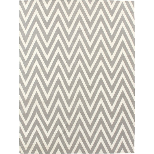 001 SI-2542982 | Primary Silo | Flatweave 3546 Rug by Exquisite Rugs in silver, white. Made from new zealand wool in a unique style.