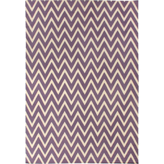 001 SI-2542992 | Primary Silo | Flatweave 3549 Rug by Exquisite Rugs in purple, white. Made from new zealand wool in a unique style.