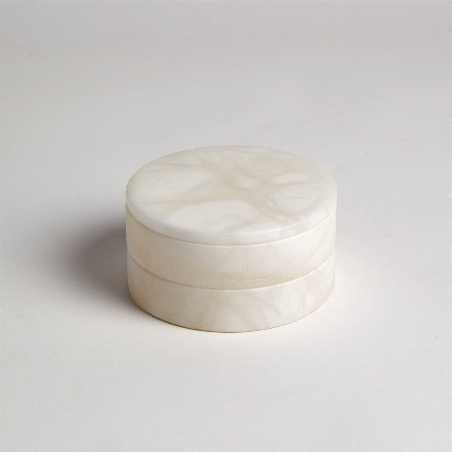 007 SR-890477 | Additional Silo | Alabaster Swivel Box by Global Views. Made from alabaster in a transitional style.