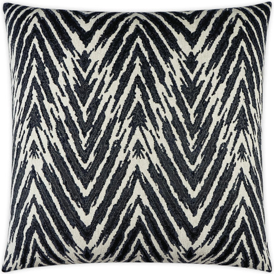 Zena Throw Pillow by DV Kap Home in coal. Made from 100% polyester in a modern style.