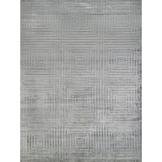 Dove Embossed Rug - Aqua by Exquisite Rugs in aqua. Made from viscose in a unique style.