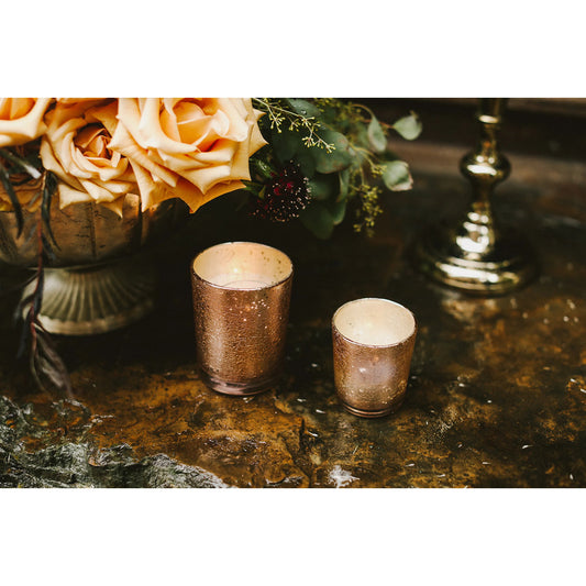 Posh Votive 4 (Set of 4) by Accent Decor in pink. Made from glass in a modern style.