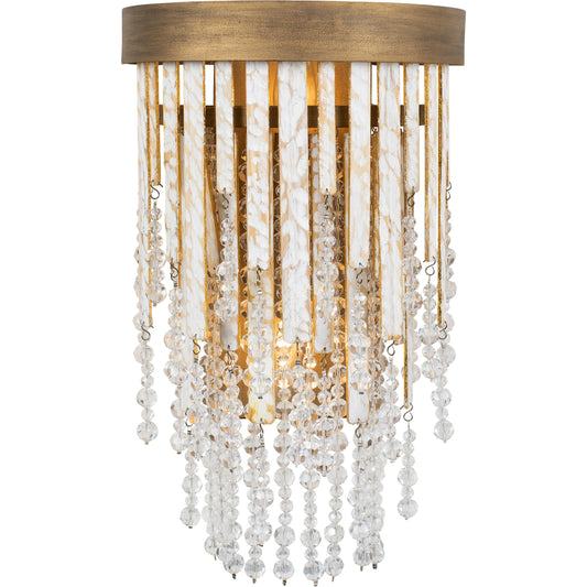 001 SI-1991459 | Primary Silo | Lafayette Sconce by Varaluz in havana gold. Made from unique in a traditional style.