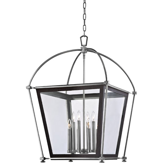 Hollis Pendant by Hudson Valley. Made from steel in a transitional style.