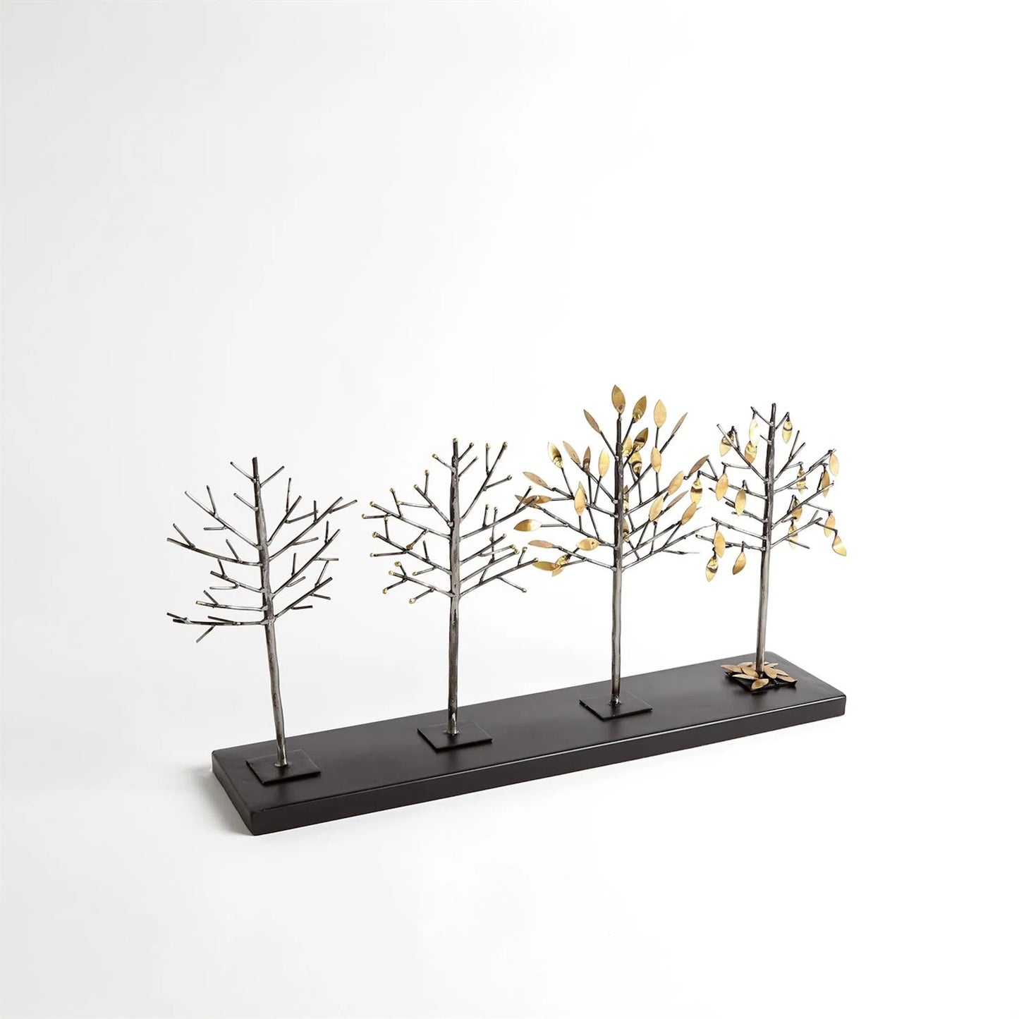 002 SR-891996 | Additional Silo | Four Seasons Tree Sculpture by Global Views. Made from brass, iron in a modern style.