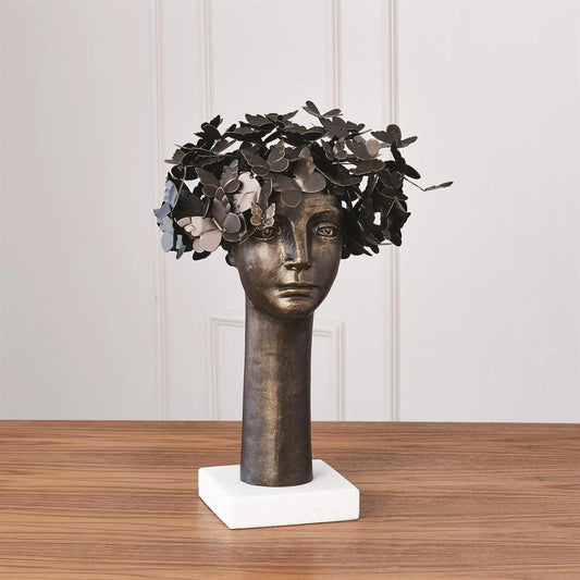 Butterflies for Brains by Global Views. Made from cast iron, white marble, iron in a eclectic & global style.