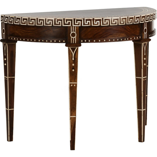 Aryana Demilune by Chelsea House in brown, white, cream and natural, white. Made from unique in a traditional style.