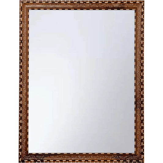 Aryana Mirror by Chelsea House in brown, white, cream and natural, white, plain. Made from unique in a traditional style.