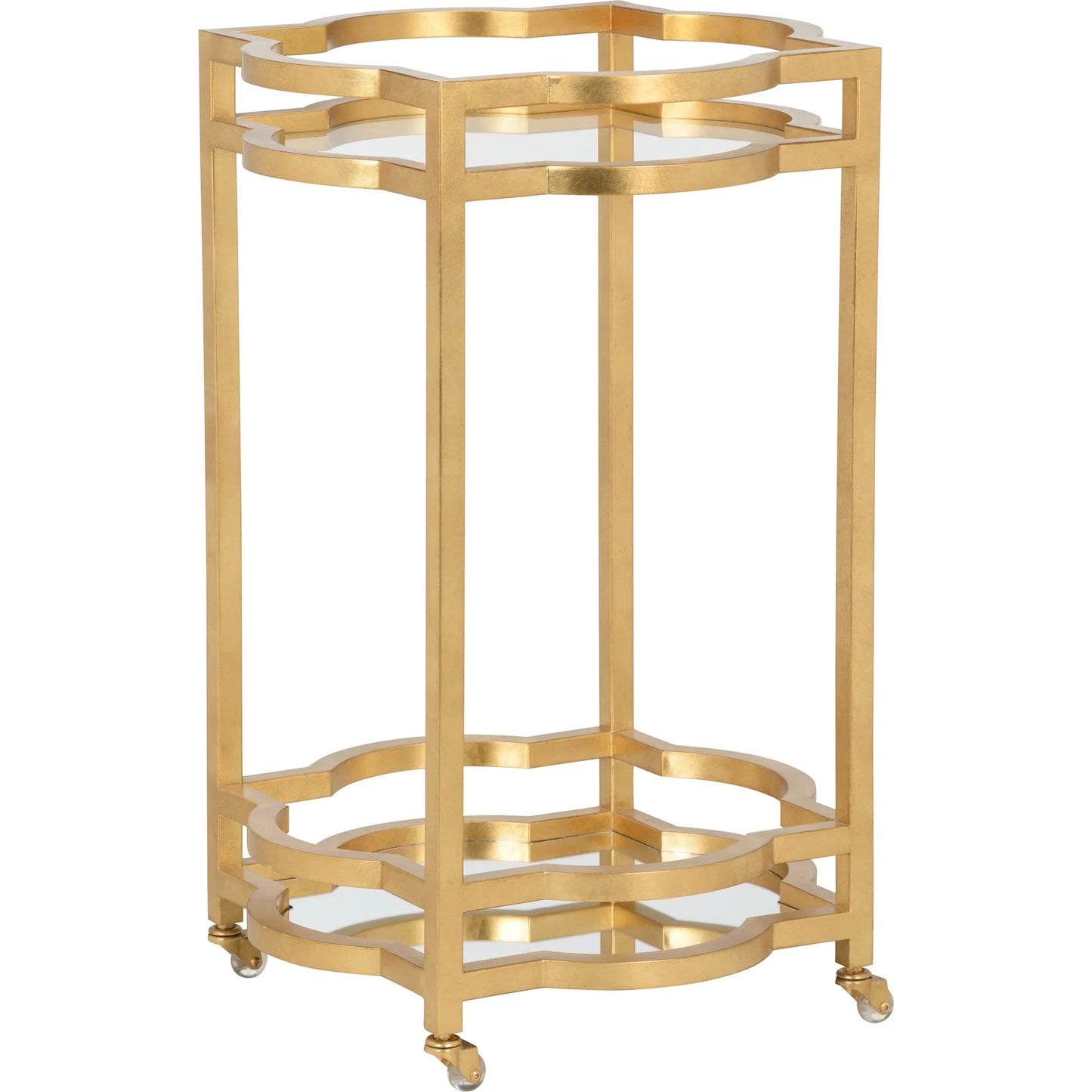 001 SI-2334943 | Primary Silo | Quatrefoil Bar Cart by Chelsea House. Made from unique in a unique style.