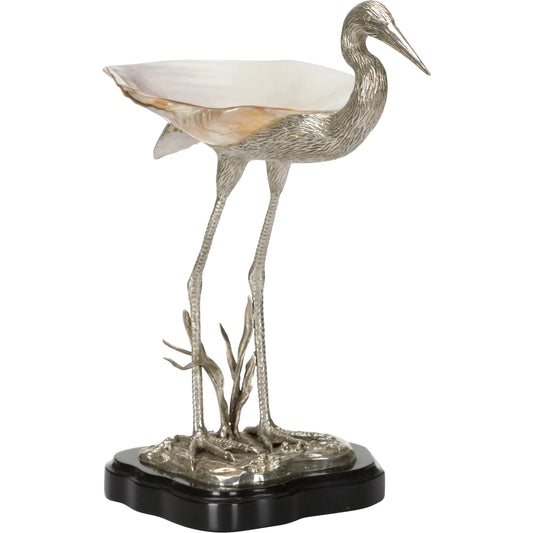 001 SI-2334771 | Primary Silo | Coastal Bird by Chelsea House in silver, white, cream and silverplated, natural. Made from unique in a coastal style.