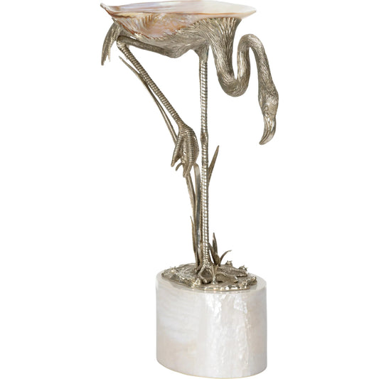001 SI-2334808 | Primary Silo | Firebird Sculpture by Chelsea House in white, cream, silver and silverplated, natural white. Made from unique in a modern style.