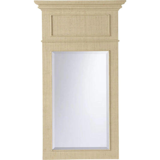 Saint Remy Mirror by Chelsea House in white, cream and natural, clear, beveled. Made from unique in a transitional style.
