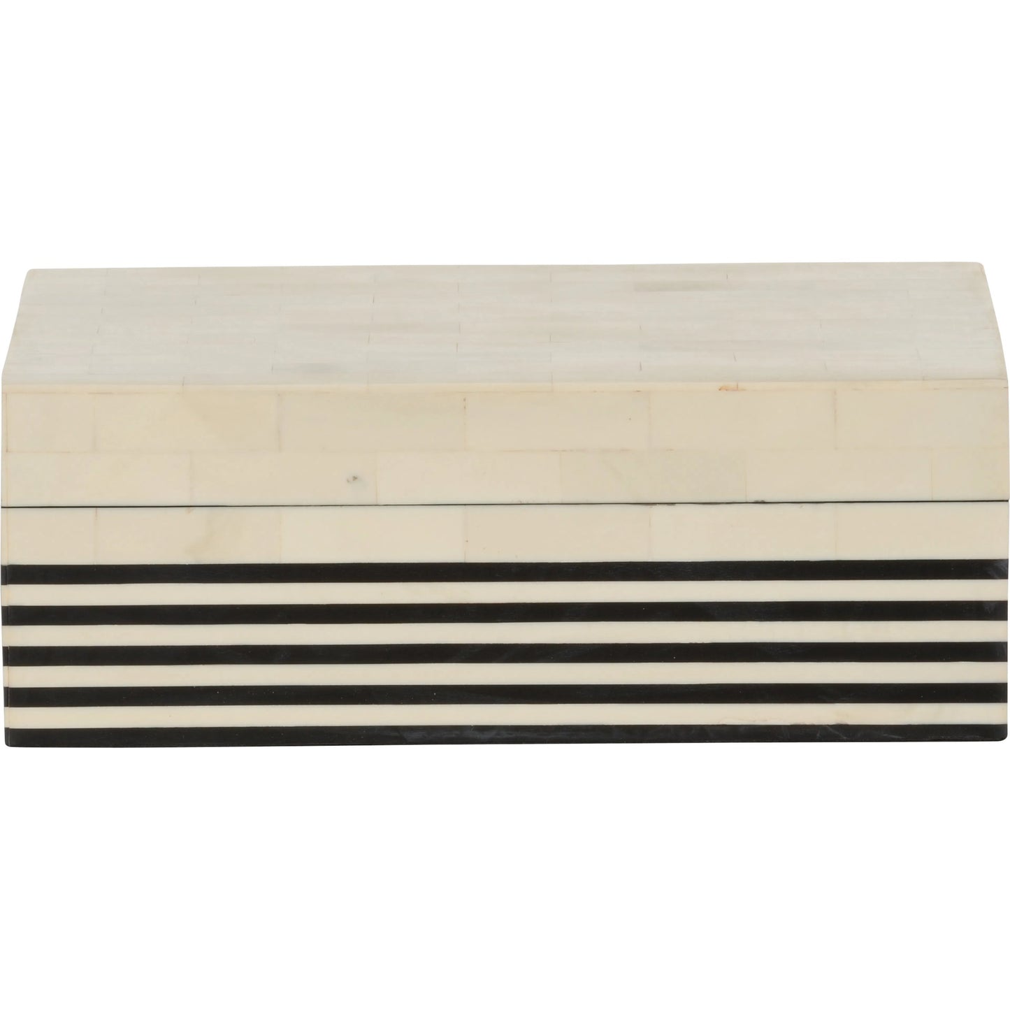 003 SI-2334855 | Additional Silo | Howell Striped Box by Chelsea House in black, white, cream and natural white, black. Made from unique in a unique style.