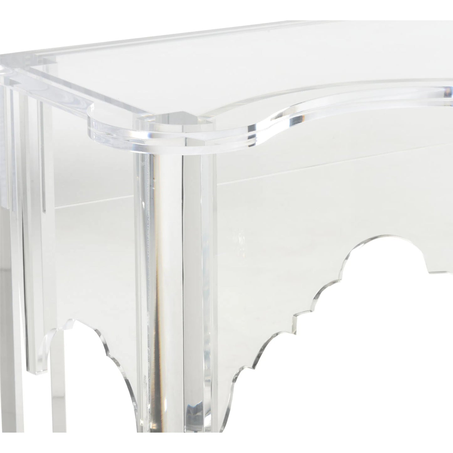 005 SI-2334870 | Additional Silo | Kensington Console Table by Chelsea House in clear and clear. Made from unique in a unique style.