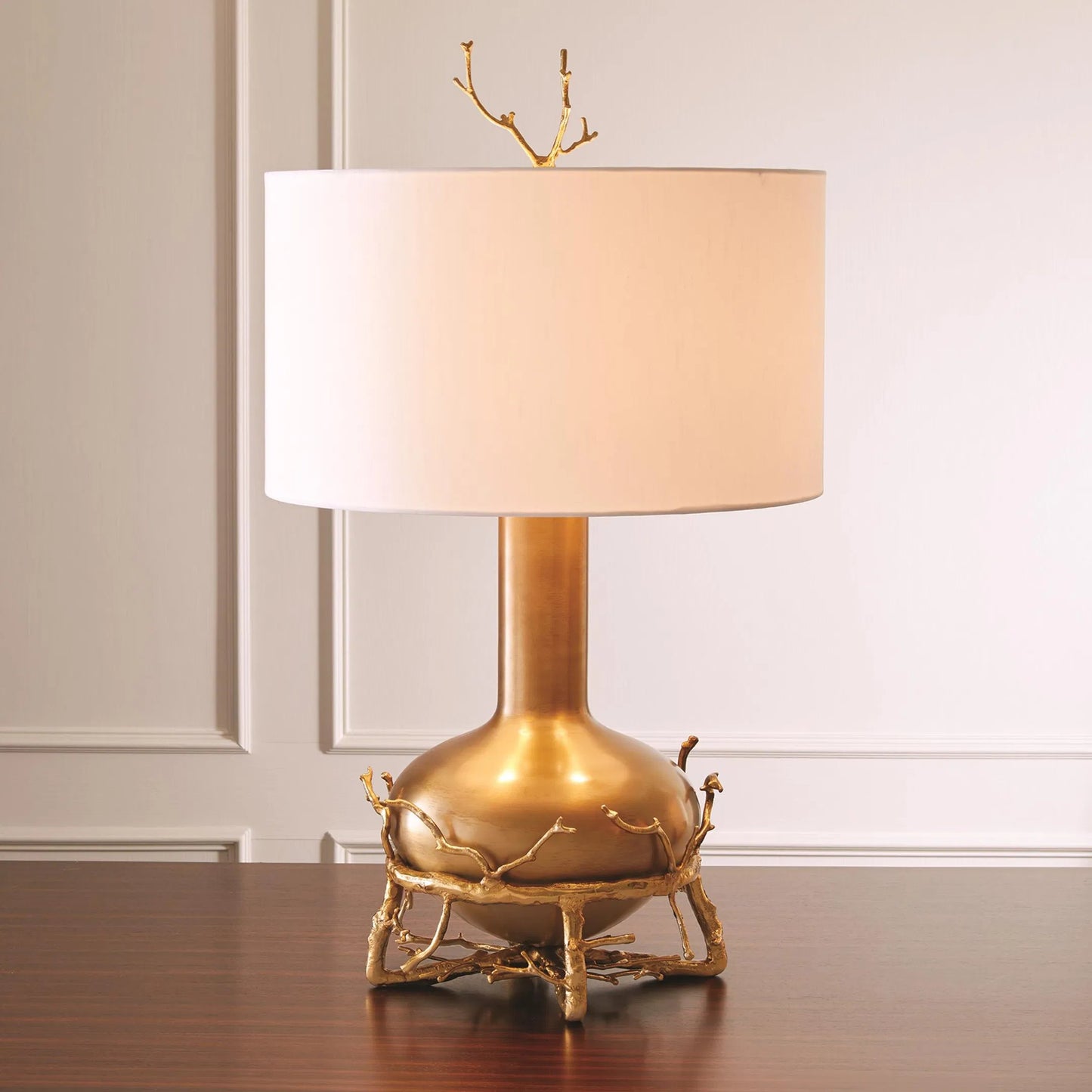 005 SR-701195 | Additional Silo | Fat Twig Table Lamp by Global Views. Made from unique in a transitional style.