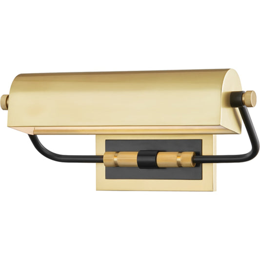 001 SR-859927 | Primary Silo | Bowery Picture Light by Hudson Valley in aged old bronze. Made from steel in a transitional style.