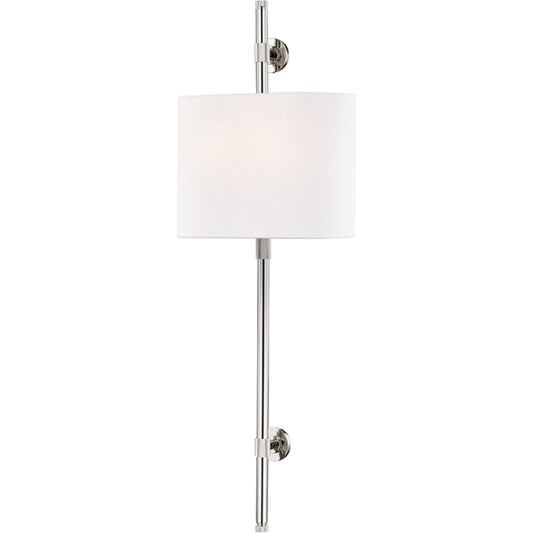 001 SR-762700 | Primary Silo | Bowery II Wall Sconce by Hudson Valley. Made from brass in a modern style.