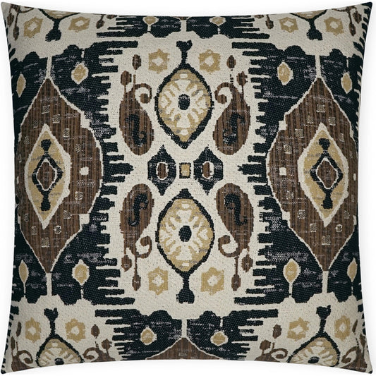 Navone Throw Pillow by DV Kap Home. Made from 38.17% cotton, 28.80% polyester, 19.69% rayon, 13.34% polyester (uv) in a traditional style.