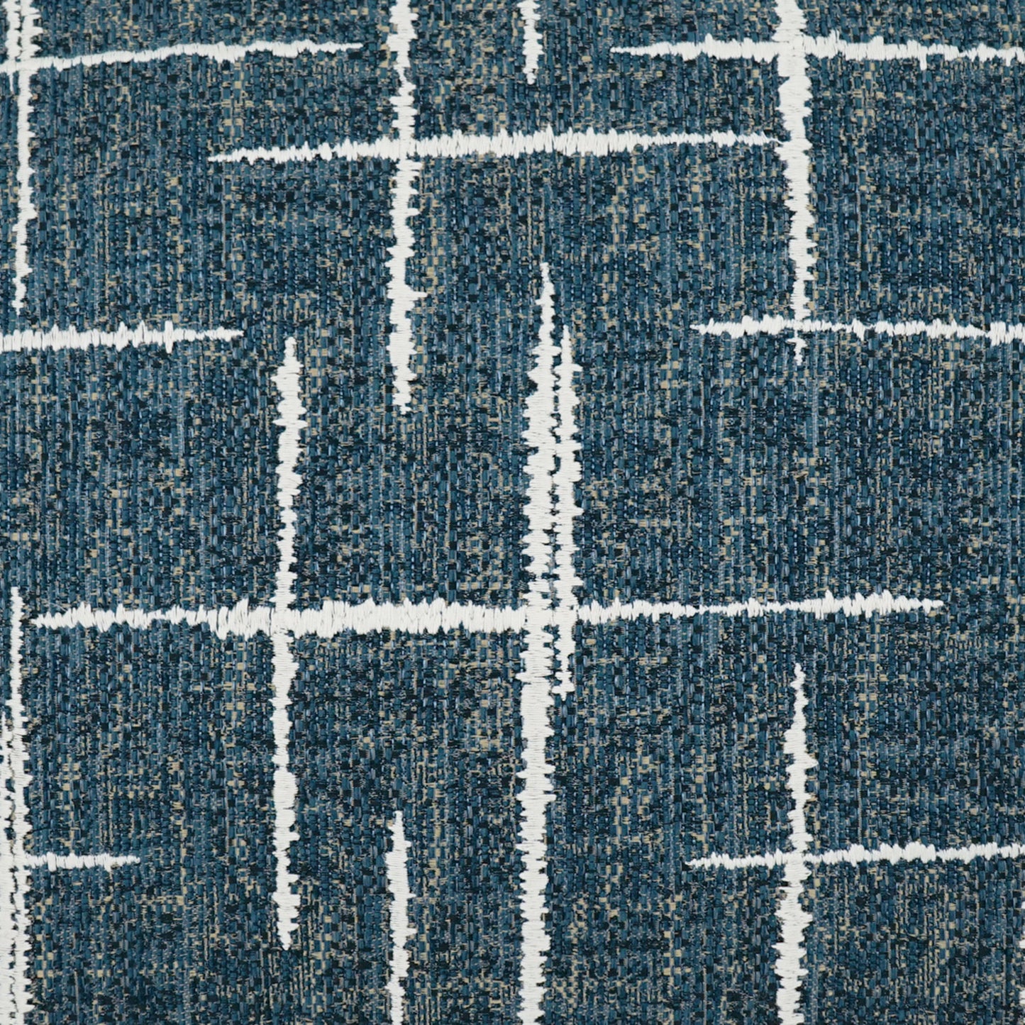 002 SI-2027723 | Closeup | Definition Pillow by DV Kap Home in blue. Made from 78% polyester, 22% poly chenille in a modern style.