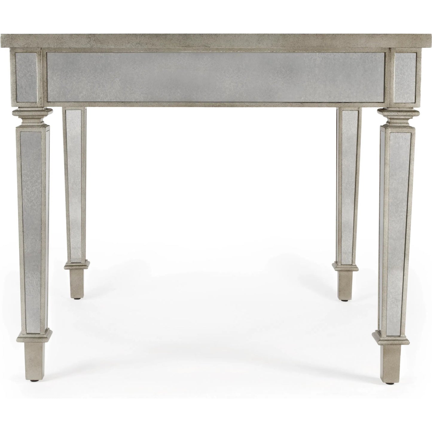 013 S-242458 | Additional Silo | Celeste Mirrored Game Table by Butler Specialty Company in silver and mirror. Made from poplar hardwood solids, mdf in a traditional style.