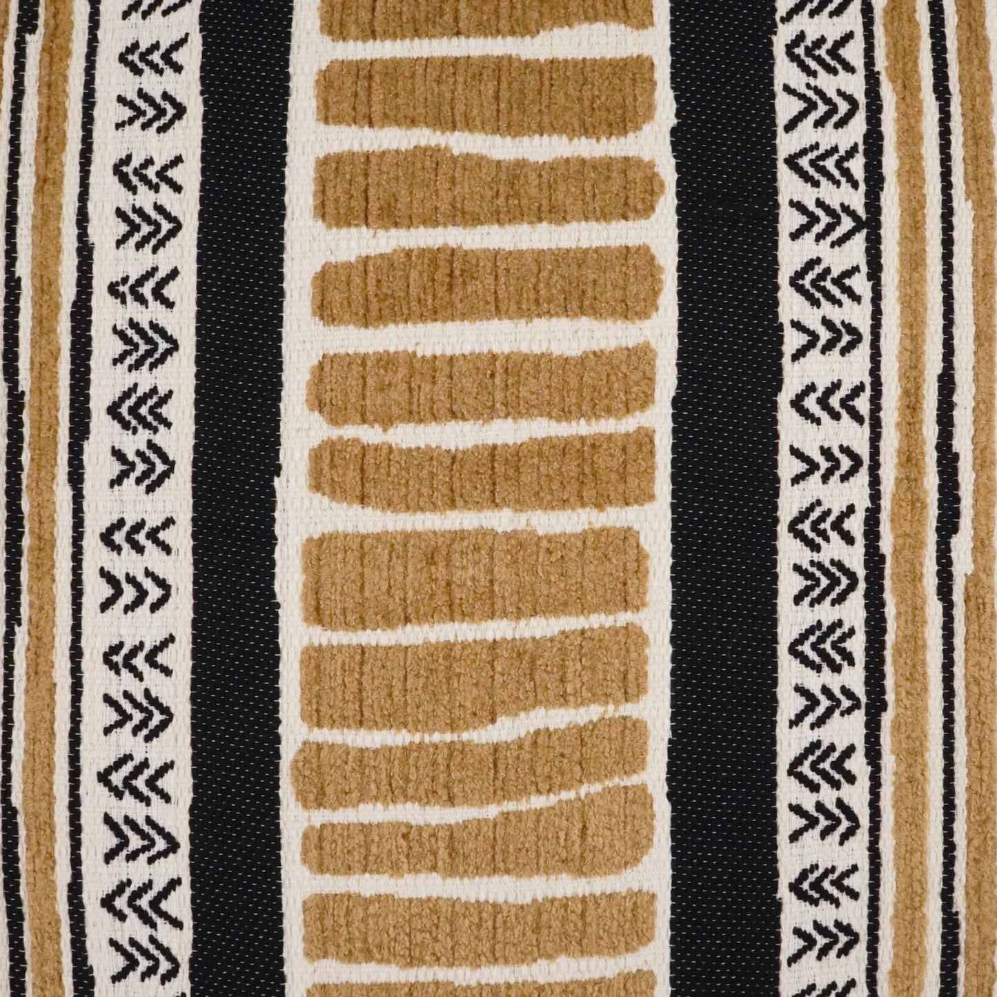002 SI-2027627 | Closeup | Cholula Pillow by DV Kap Home in black. Made from 56.10% cotton, 16.52% poly(uv), 13.86% rayon, 18.52% polyester in a modern style.