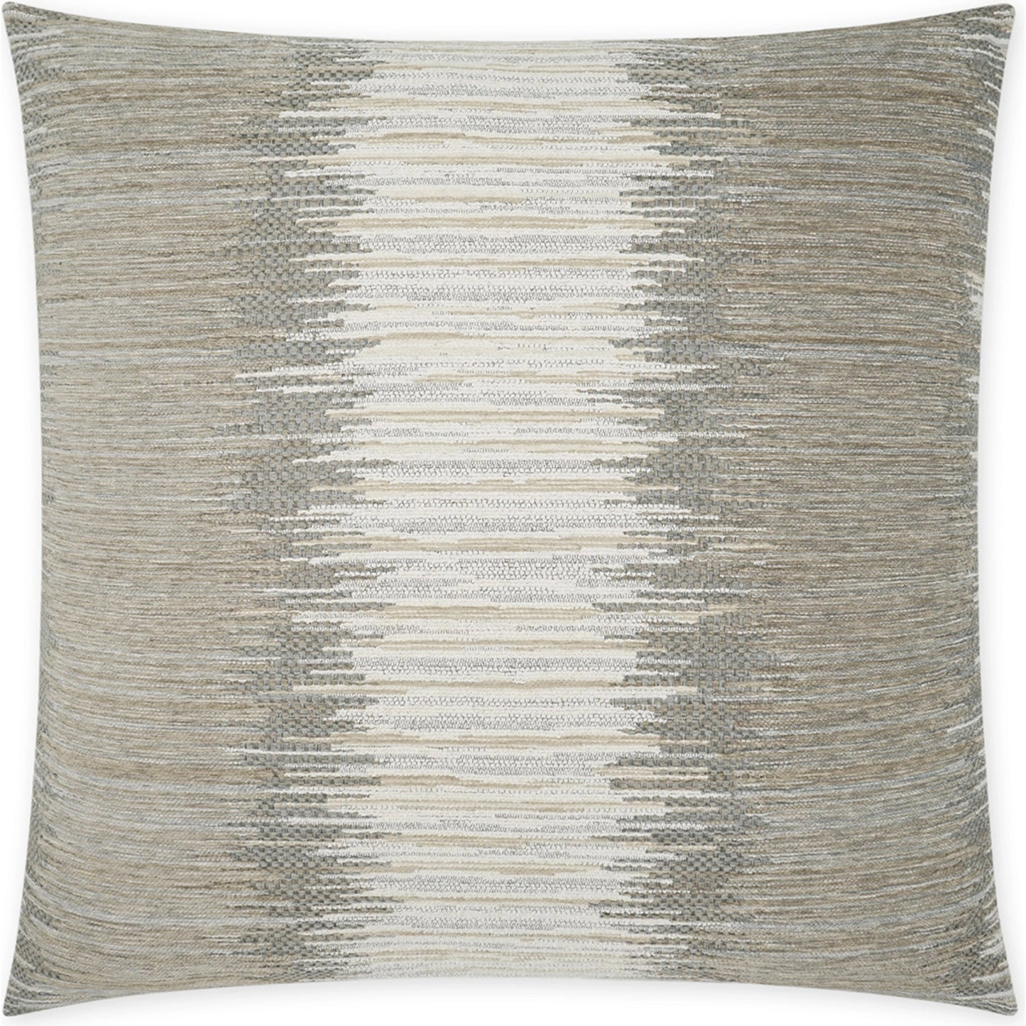 001 SI-2027850 | Additional Silo | Fine Lines Pillow by DV Kap Home in tan/taupe, grey. Made from 63% poly chenille, 37% polyester in a modern style.