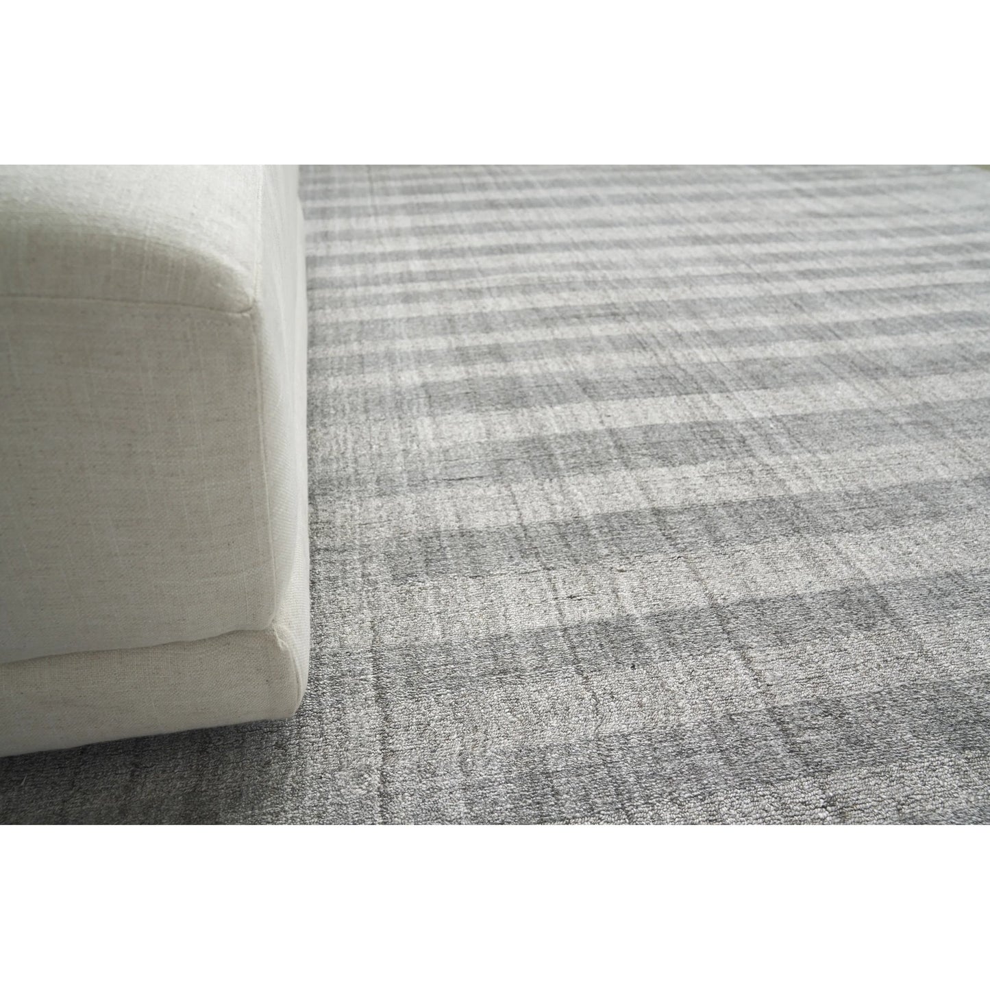 002 SI-2221985,SI-2293651,SI-2383970 | Additional Silo | Robin Stripe 3785 Rug by Exquisite Rugs in gray. Made from bamboo silk, wool in a unique style.