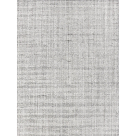 Robin Stripe Rug - Gray by Exquisite Rugs in gray. Made from bamboo silk, wool in a unique style.