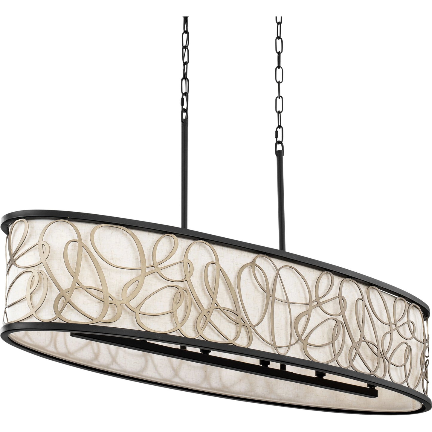 002 SI-1991606 | Additional Silo | Scribble Linear Pendant by Varaluz in matte black/artifact. Made from unique in a modern style.