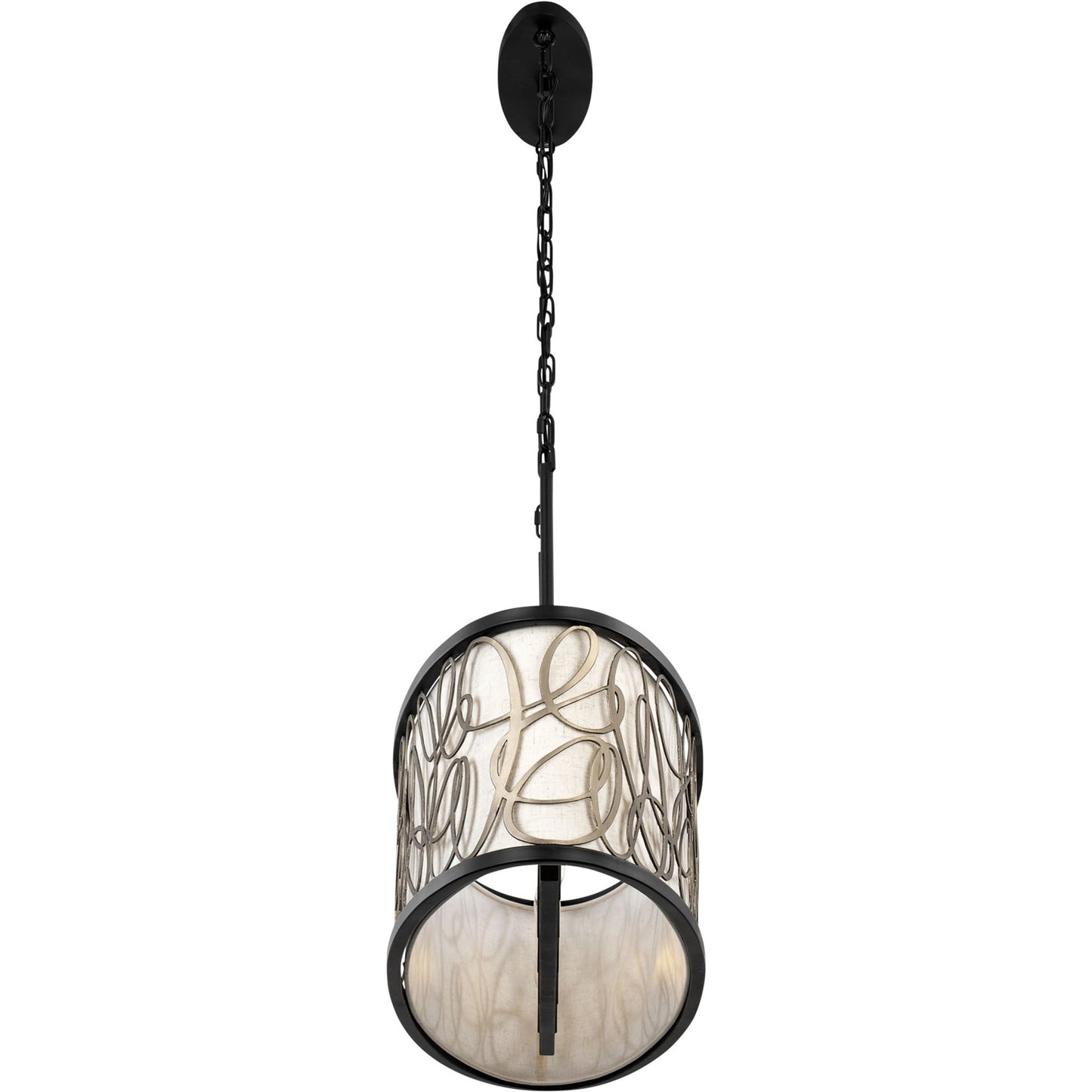 008 SI-1991606 | Additional Silo | Scribble Linear Pendant by Varaluz in matte black/artifact. Made from unique in a modern style.