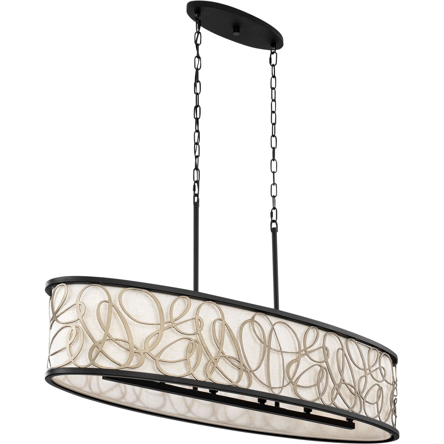 003 SI-1991606 | Additional Silo | Scribble Linear Pendant by Varaluz in matte black/artifact. Made from unique in a modern style.
