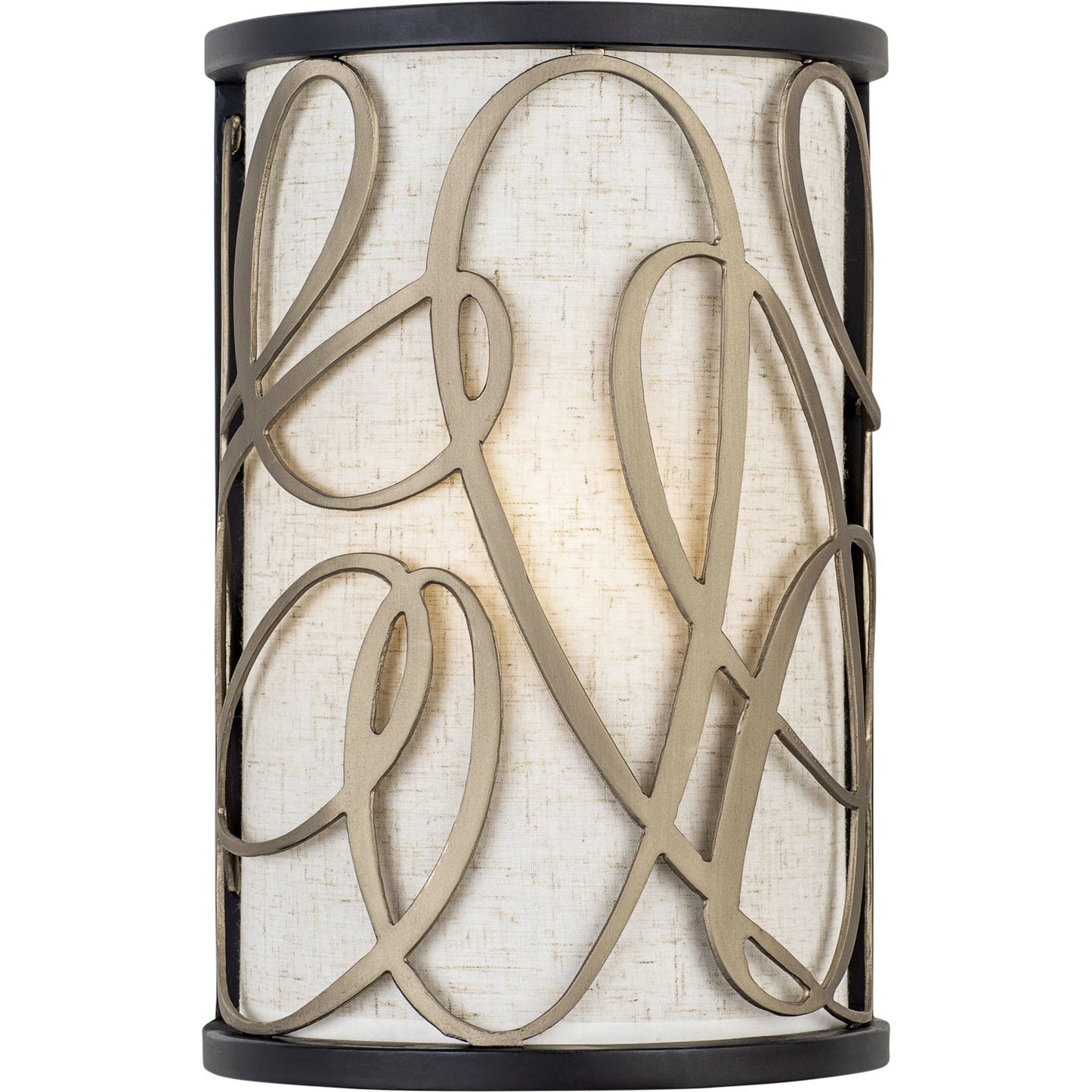 001 SI-1991609 | Additional Silo | Scribble Sconce by Varaluz in matte black/artifact. Made from unique in a modern style.