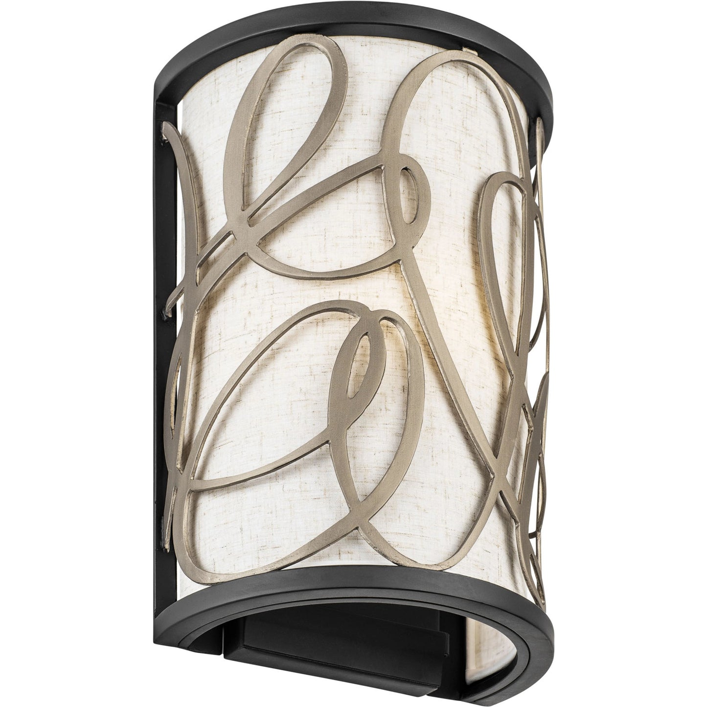 003 SI-1991609 | Additional Silo | Scribble Sconce by Varaluz in matte black/artifact. Made from unique in a modern style.