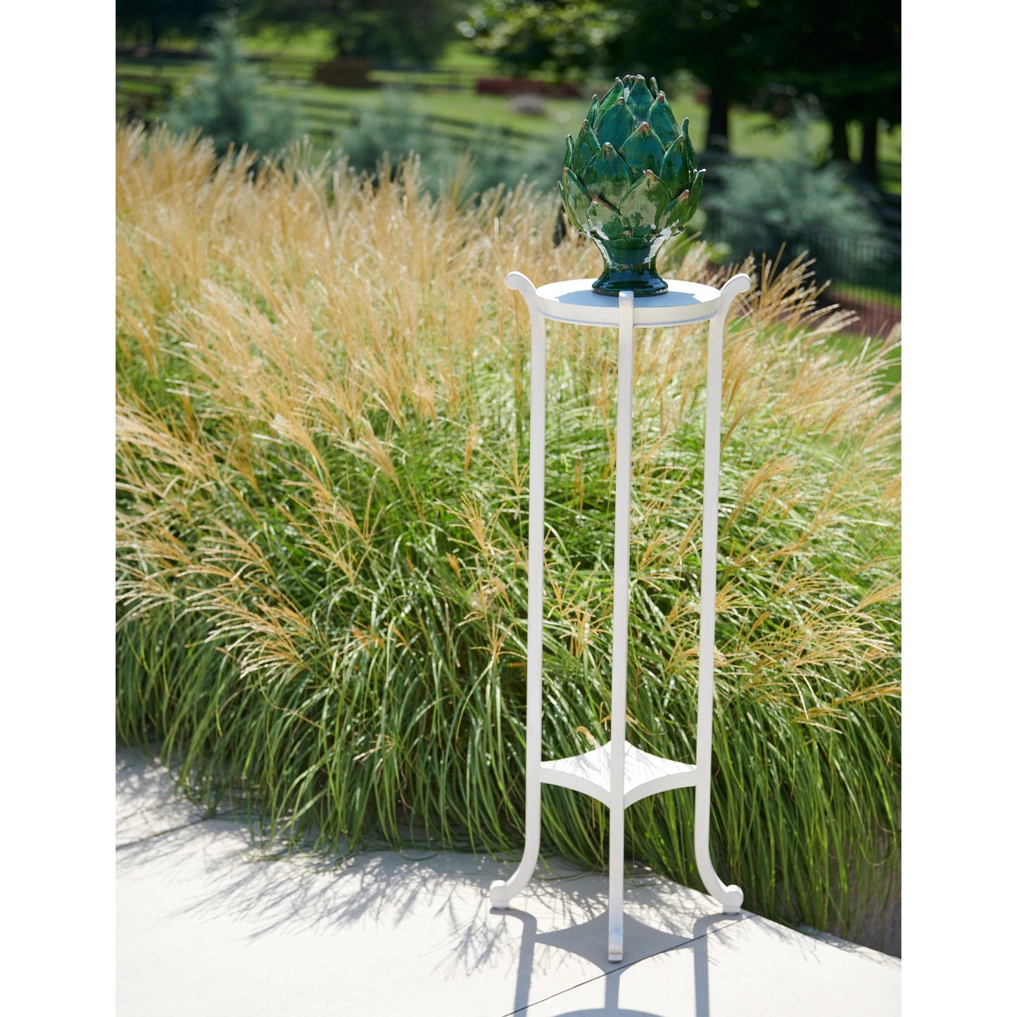 003 SR-383525 | Additional Silo | Paris Fern Stand by Chelsea House. Made from wood in a transitional style.