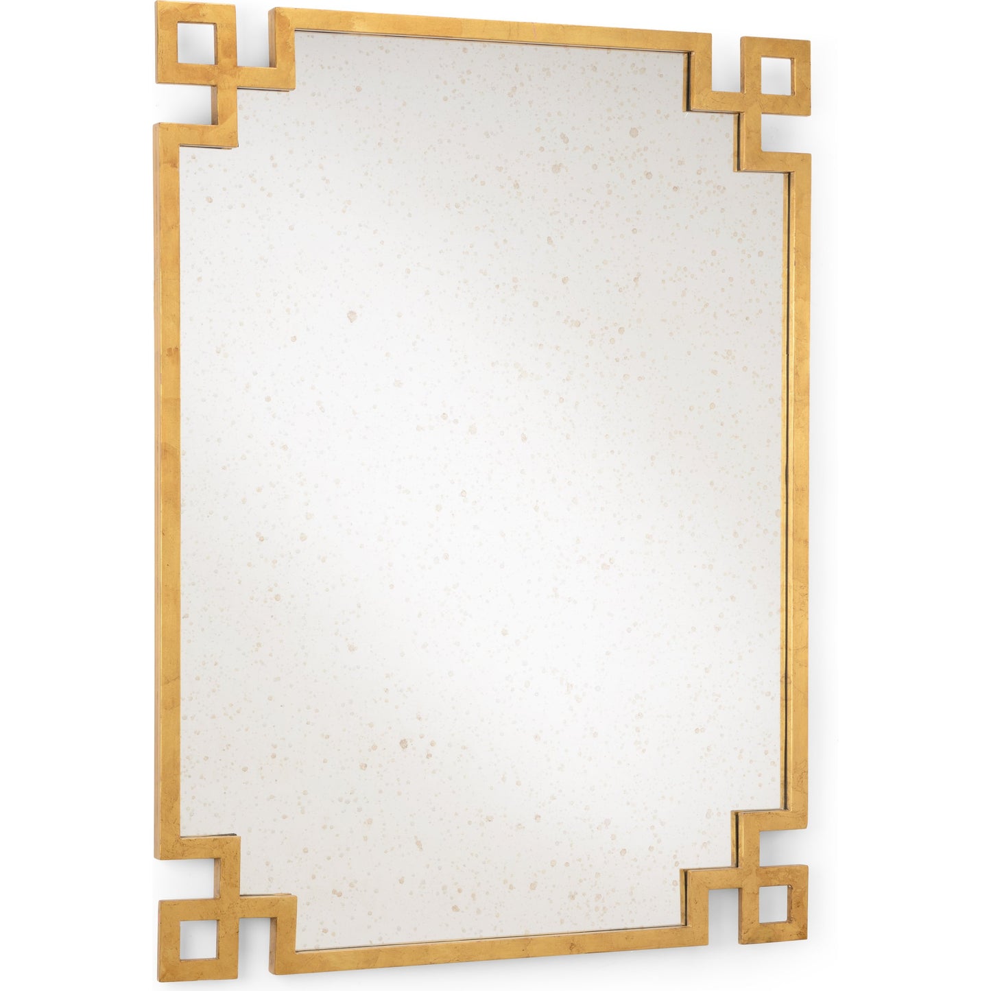 001 SR-383537 | Additional Silo | Parquetry Mirror by Chelsea House in antique gold leaf, antique. Made from metal frame - antique gold finish in a transitional style.