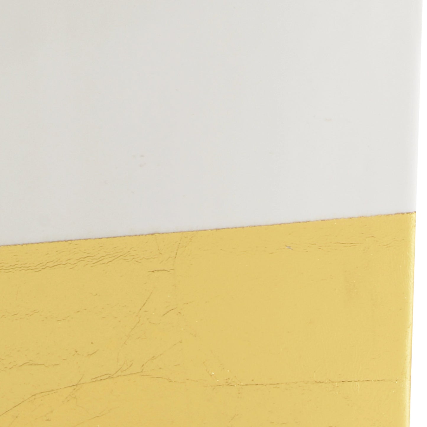 002 SR-383670 | Additional Silo | Rachel Vase by Chelsea House in white glaze, gold leaf. Made from white glaze finish in a eclectic & global style.