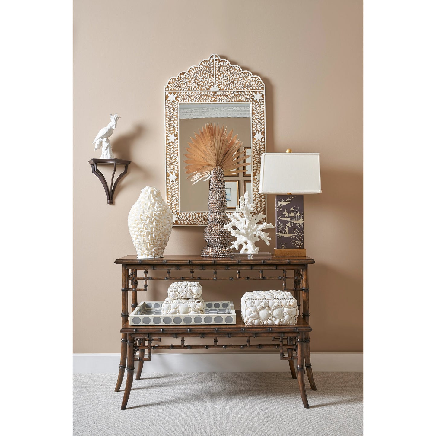 006 SR-382416 | Lifestyle | Crown Mirror by Chelsea House. Made from unique in a eclectic & global style.