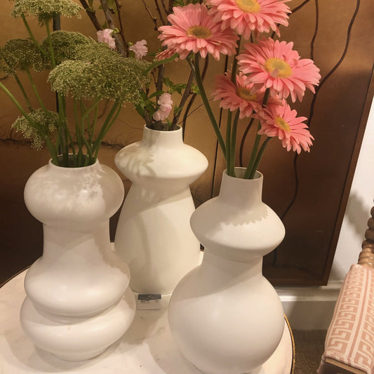 Yokohama Vase by Chelsea House. Made from ceramic in a modern style.