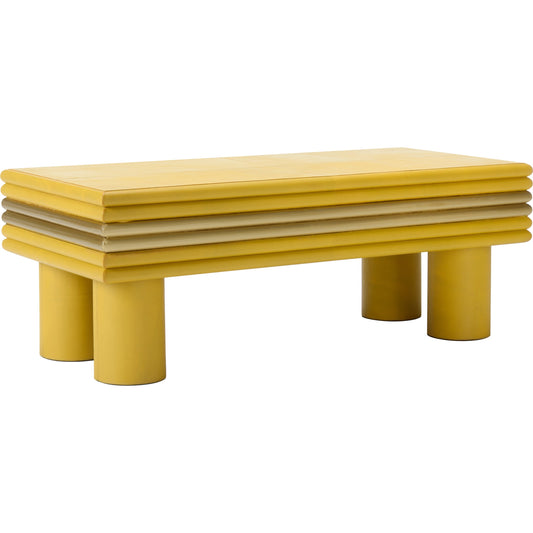 Coulter Leather Cocktail Table by Chelsea House. Made from leather on wood in a modern style.