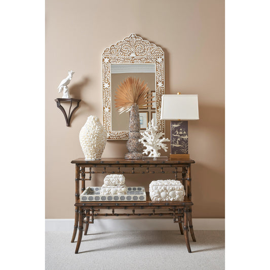 Bamboo Console by Chelsea House in walnut. Made from wood in a eclectic & global style.