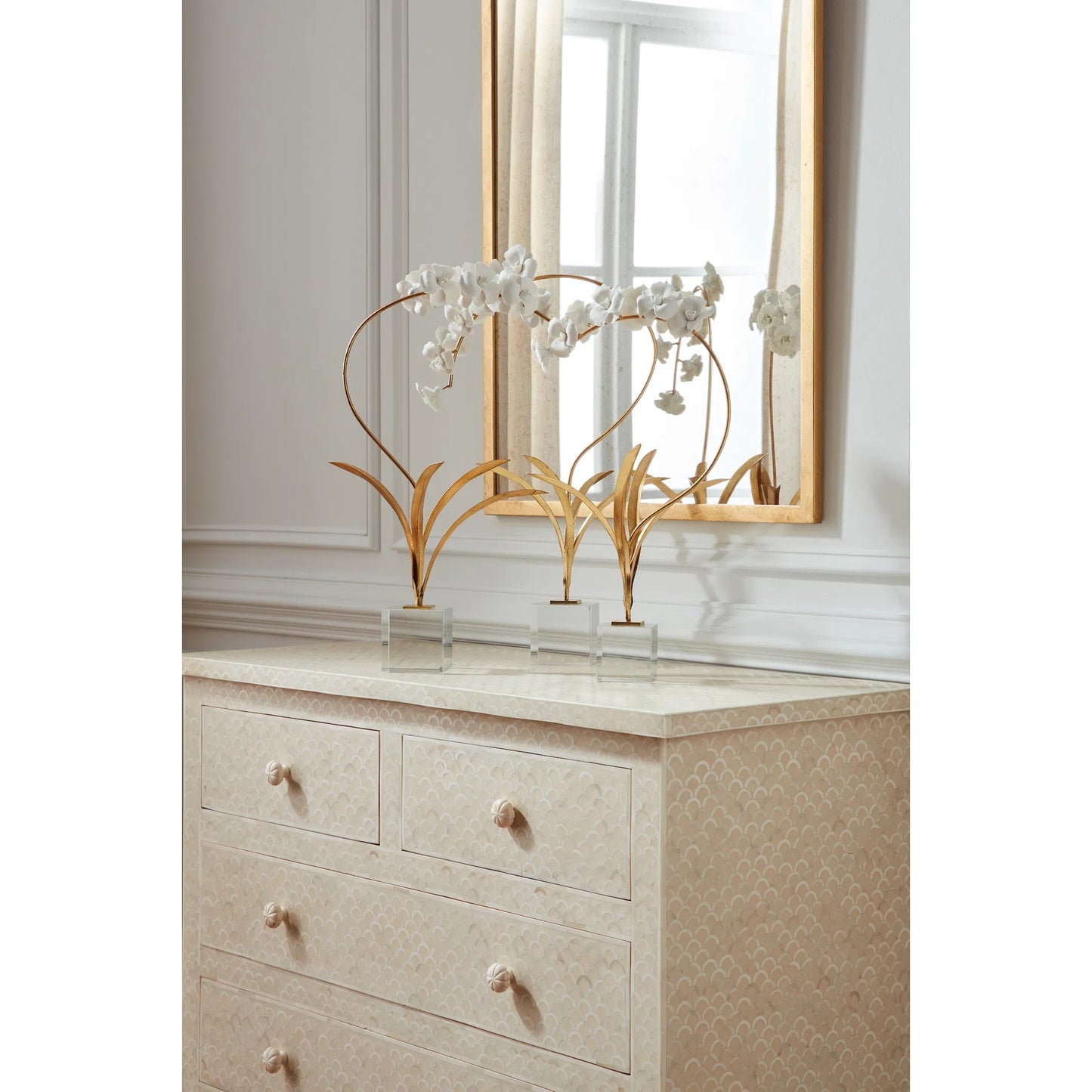 038 SR-383459 | Lifestyle | Orchid in Stand by Chelsea House. Made from unique in a coastal style.