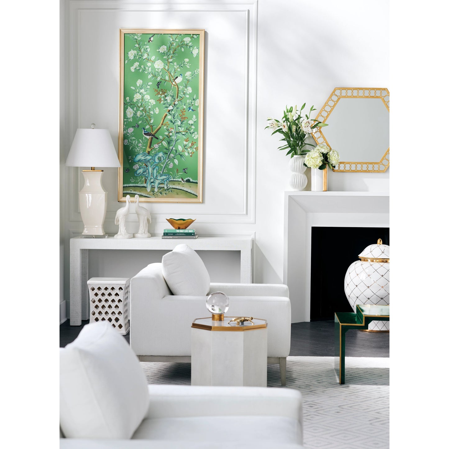 003 SR-382423 | Additional Silo | Crystal Ball on Stand by Chelsea House in clear, antique gold. Made from crystal in a transitional style.