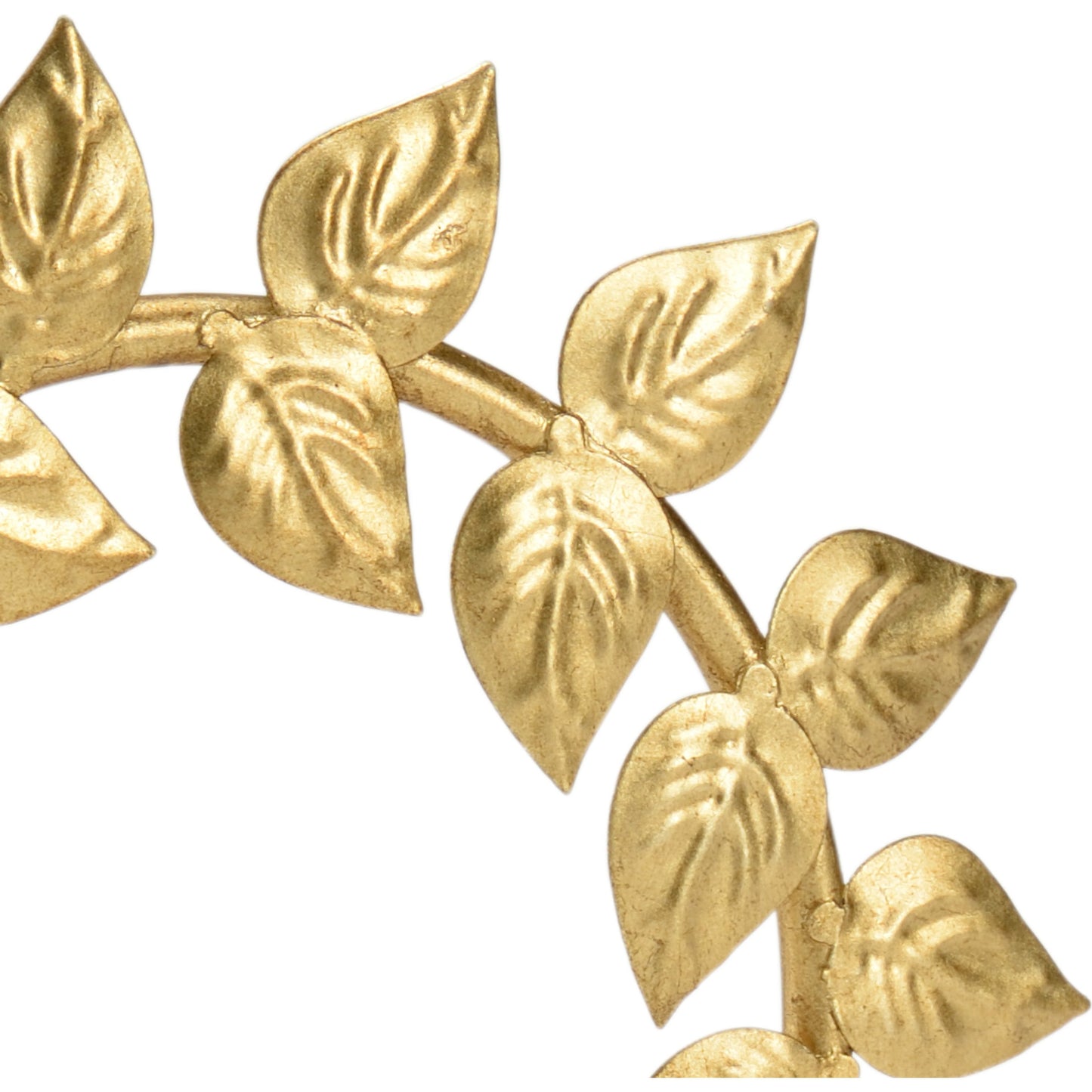 002 SR-383108 | Additional Silo | Leaf Artifacts by Chelsea House in antique gold, clear. Made from iron in a transitional style.