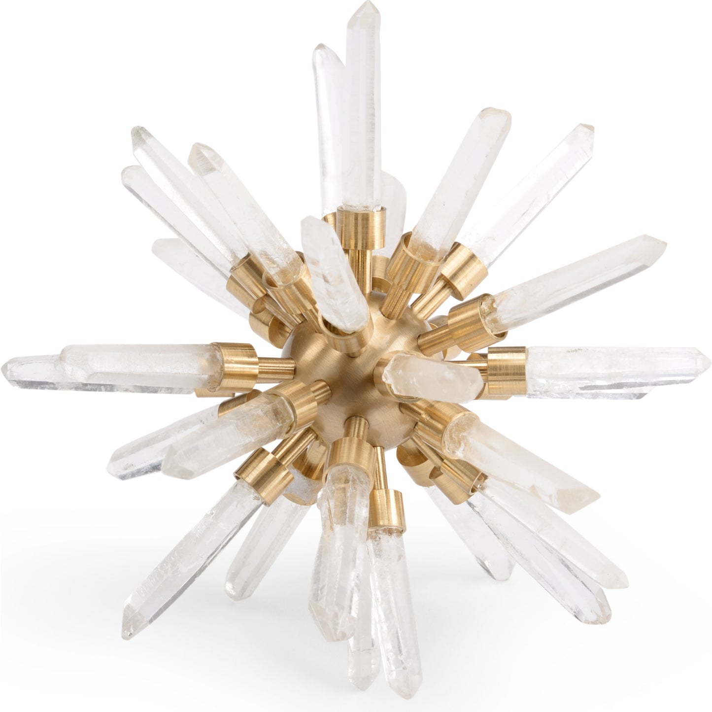 001 SR-382419 | Additional Silo | Crystal Accent by Chelsea House in natural clear, antique. Made from rock crystal, brass in a eclectic & global style.