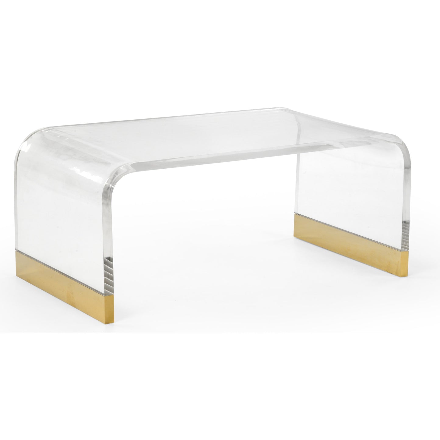 002 SR-384251 | Additional Silo | Waterfall Acrylic Coffee Table by Chelsea House. Made from acrylic, metal in a modern style.