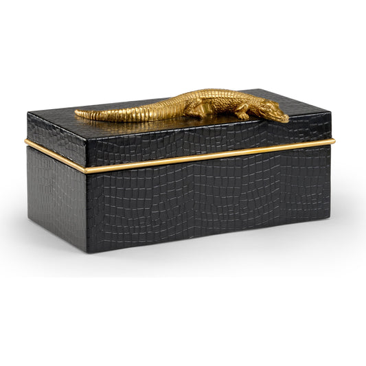 Alligator Box by Chelsea House. Made from wood, composite in a coastal style.