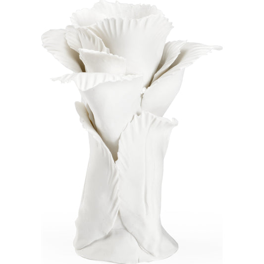 001 SR-782452 | Additional Silo | Chelsea Flower by Chelsea House in matte white. Made from ceramic in a cottage & farmhouse style.